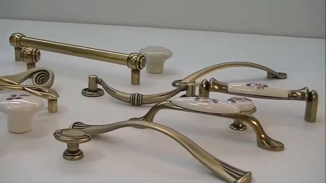 Мебельные ручки керамические, бронза, античная латунь смотреть онлайн