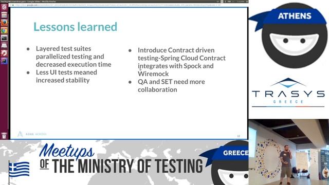 MoT Athens Meetup #2: Testing Microservices-Talks (StoryBook,Test Behavior,Tips) смотреть онлайн
