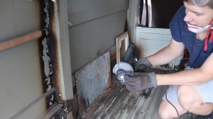 VW LT 28 erste *Restaurationsarbeiten* ROST! ROST! ROST! #3