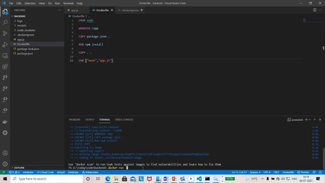 multicontainer app with network and database persistence смотреть онлайн