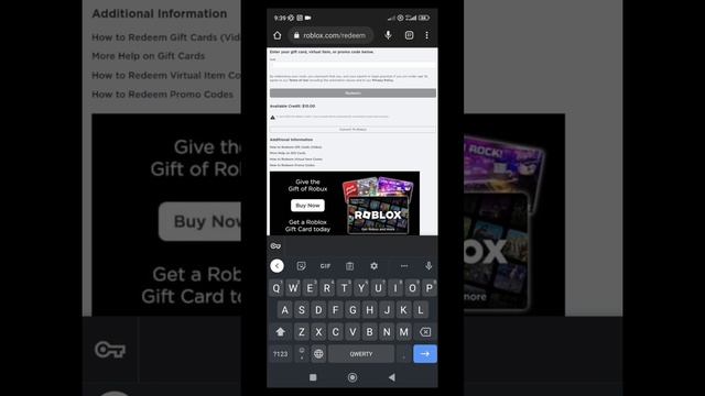 Впервые покупаю подарочную карту roblox ! смотреть онлайн