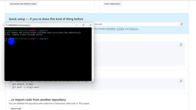 Git Error | Remote Origin Already Exists | Fix смотреть онлайн