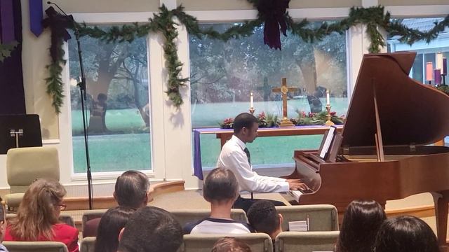 Kristopher's piano recital, 2022. Piano Sonata No. 2 in B♭ minor, Op. 35. Marche funèbre смотреть онлайн