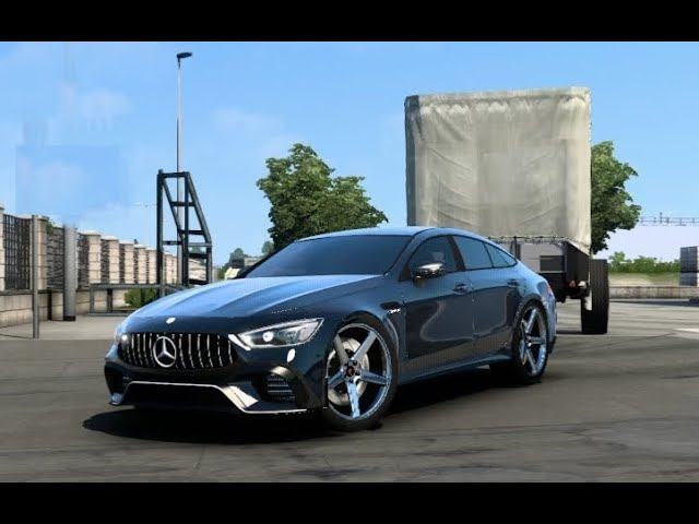 [ETS 2] Mercedes AMG GT 4D_Delivery trought Le Castelle du Bourge смотреть онлайн
