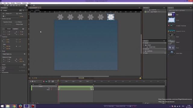 Edge Animate. Урок 6. Символы в Adobe Edge Animate смотреть онлайн