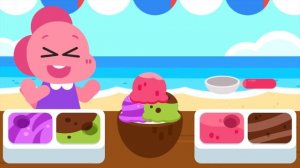 Ice Cream Making Game?Summer Vacation | Kids Learn Seasons | Baby Game | Hello Cocobi