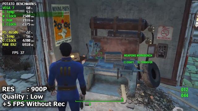 Fallout 4 | VEGA 7 OC RYZEN 5 4650G\4600G 16Gb Ram смотреть онлайн