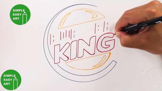 How to Draw the Burger King Logo смотреть онлайн