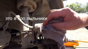 Калина замена и смазка направляющих суппорта колодок (все переднеприводные вазы аналогично)