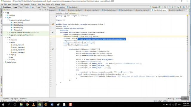 how to resolve can not resolve R in android studio смотреть онлайн