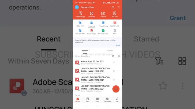 HOW TO RECOVER FILES IN WPS OFFICE CLOUD | HOW TO BACKUP FILES IN WPS OFFICE CLOUD | BESTECH VIDEOS смотреть онлайн