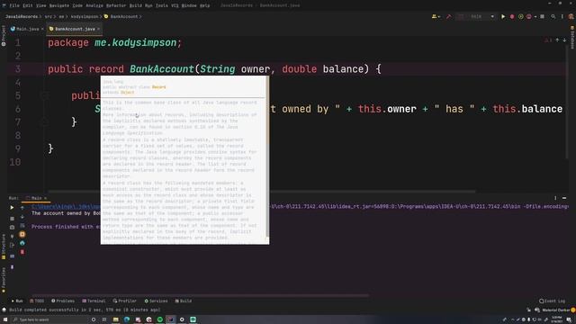 Java Tutorial - Records | JDK 16 смотреть онлайн