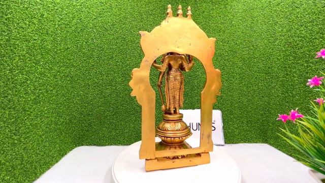 Bhunes Brass Lord Vishnu Idol, Brass Narayan Murti, Lakshminarayan, Gold, 0.5 Inch, BHU2469A_BHU210 смотреть онлайн