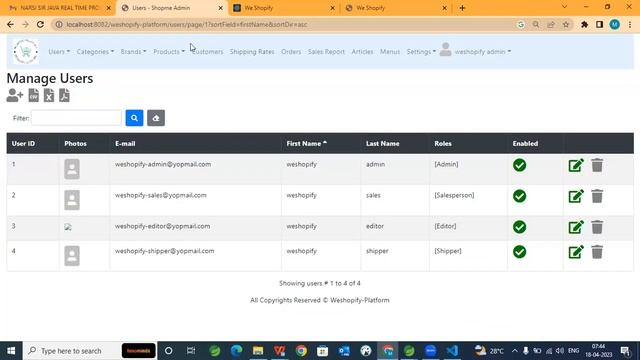 JAVA REAL TIME PROJECT tutorials || Demo - 3 || by Mr. Narsi On 18-04-2023 @7:15AM IST смотреть онлайн