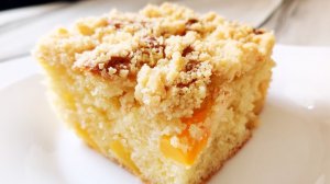 Мой любимый пирог с персиками! Удивительно мягкая летняя выпечка!