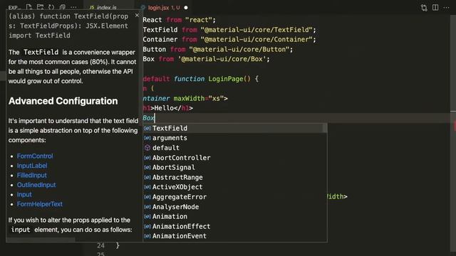 Login Form using React-Hook-Form and Material UI with input validation смотреть онлайн