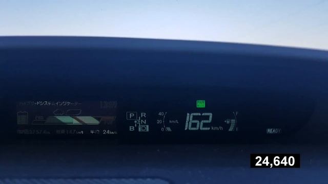 Prius.  Разгон до 100 км/ч.  Этого не может быть