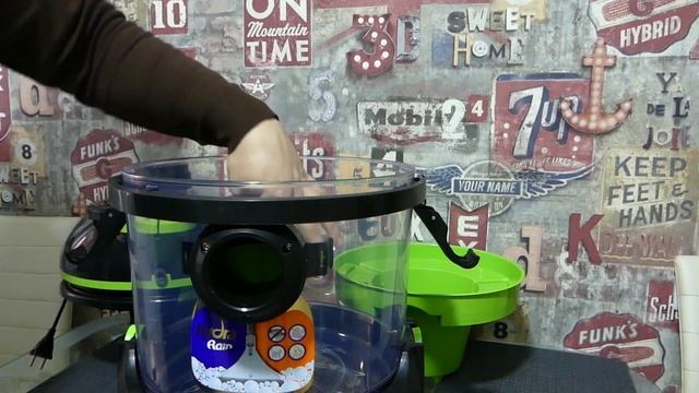 Пылесос arnica hydro rain для сухой и влажной уборки. Подготовка к сухой уборке смотреть онлайн