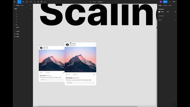Scaling Proportionally Design in Figma | Components #figma #figmatips #responsive смотреть онлайн