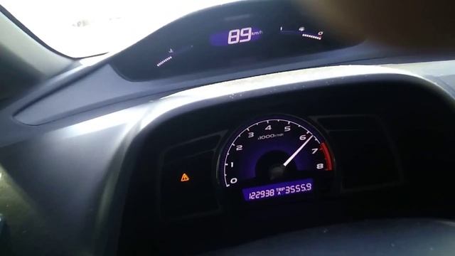 Honda Civic 4d 2007 1.8 MT 0-100 чип