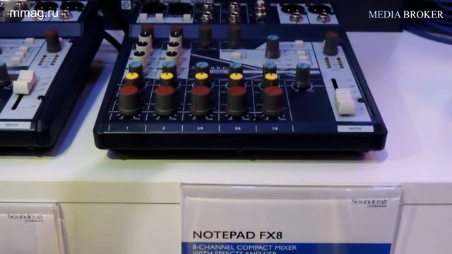 Soundcraft notepad - обновление линейки микшерных пультов (Prolight+sound 2017) смотреть онлайн