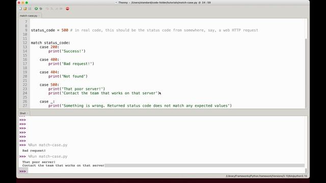 Switch Case in Python (Match Case) смотреть онлайн