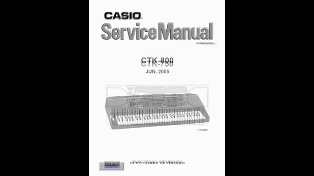 Casio Keyboard & Digital Piano Service Manual смотреть онлайн