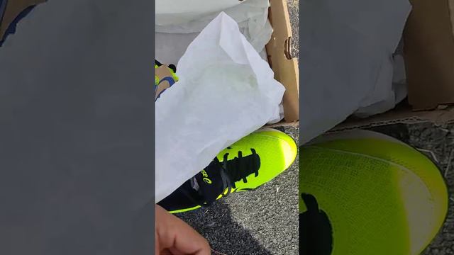 unboxing ASICS jolt 3 amarillo neón #dafiti смотреть онлайн