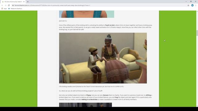 *NEW INFO* Baby Onesies, Cats Playing with Yarn, and Teaching to Knit! The Sims 4: Nifty Knitting ? смотреть онлайн
