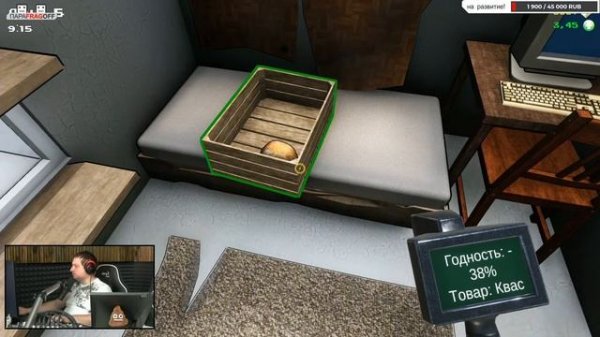 Обзорный стрим игры Bakery Magnate / Булочный Магнат прохождение на русском выживалка