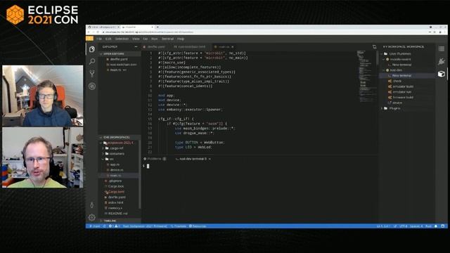 Rust: Develop and test it in a cloud based IDE, run it on a microcontroller смотреть онлайн