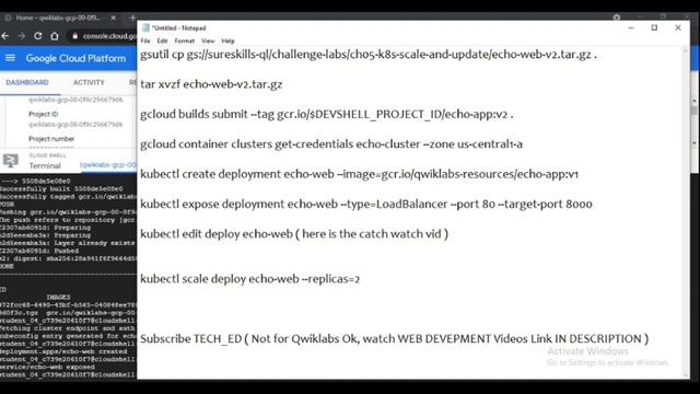 Scale Out and Update a Containerized Application on a Kubernetes Cluster *** Qwiklabs GSP305 *** смотреть онлайн