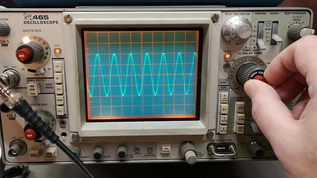 Tektronix 465 Oscilloscope 2ch 100MHz 1972-83 test teardown смотреть онлайн