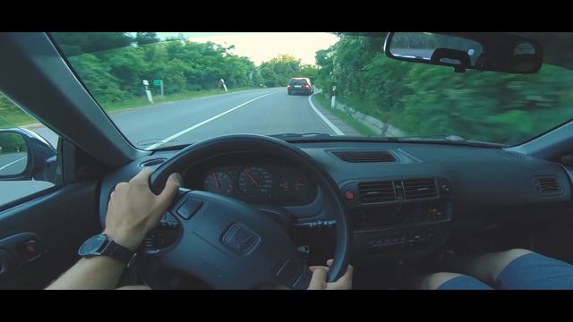 Honda Civic VTI POV Test Drive смотреть онлайн