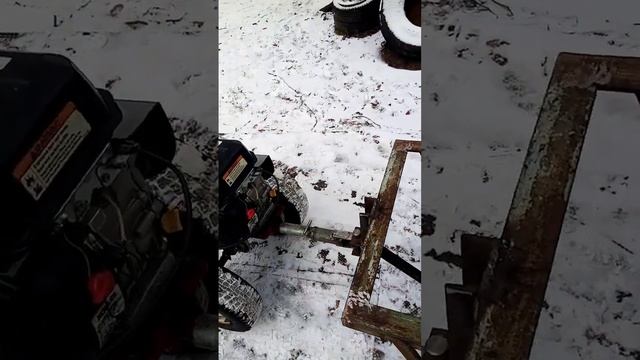 Передний прицеп для мотоблока.(поворот и самосвал) смотреть онлайн