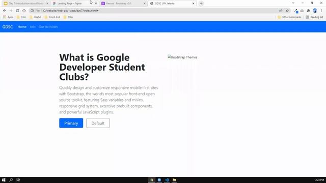 WebDev Class Week 4 - Web Development with Bootstrap (Day 7) смотреть онлайн