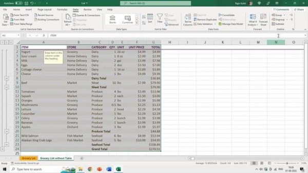 How To Use Subtotals in Microsoft Excel For Efficient Data Analysis