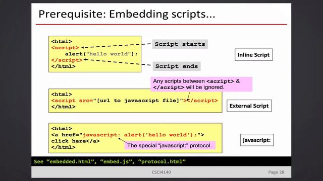 CSCI 4140, 2016-02-23, JavaScript's Journey Starts смотреть онлайн