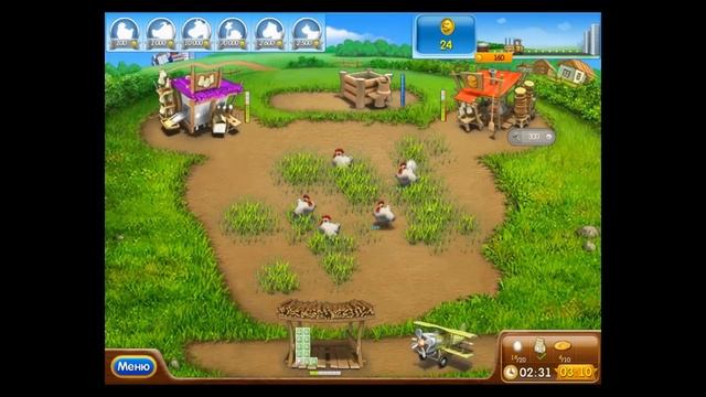 Играем в ВЕСЁЛУЮ ФЕРМУ 2! смотреть онлайн