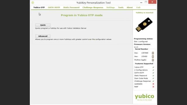 Programming the YubiKey with a YubiOTP Credential смотреть онлайн