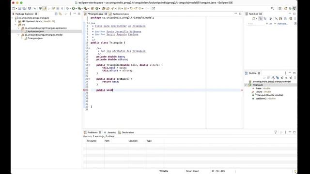 Crear método set en Java смотреть онлайн
