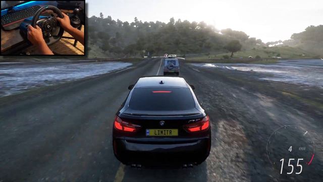 Forza Horizon 5 BMW X6M And Mercedes-Benz G65 AMG (Steering Wheel + Shifter) Gameplay 4K