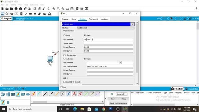 Two Pc And One Router(Cisco Packet Tracer) смотреть онлайн