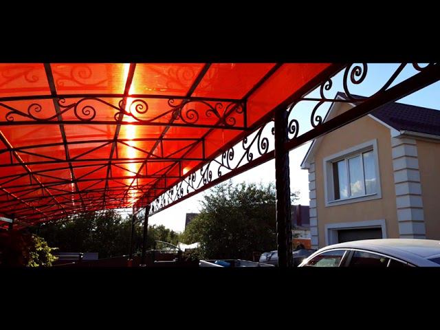Навес. Навес из поликарбоната Воронеж. Воронежская область смотреть онлайн