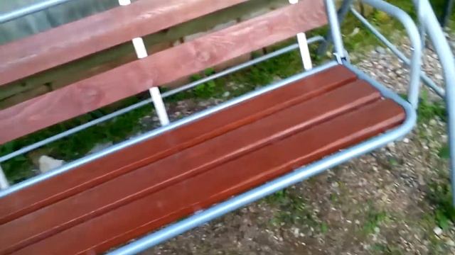 Как отремонтировать садовые качели своими руками.