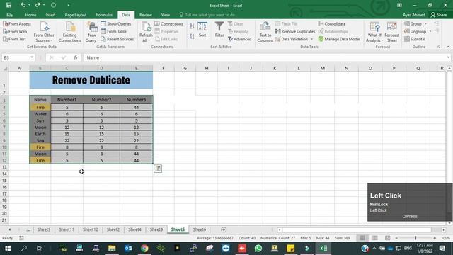 How to Find & Remove Duplicate Entries and Values in MS Excel | Remove Duplicate Rows in Excel. смотреть онлайн