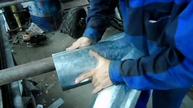 Процесс сборки тройника круглого сечения смотреть онлайн