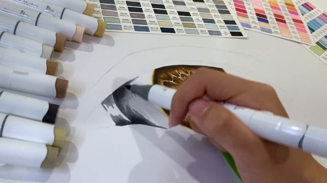 The ✨ULTIMATE✨ guide to drawing realistic eyes using alcohol markers ???✍️ смотреть онлайн