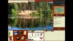 Ловля крупной рыбы на Озере в Русской рыбалке 3