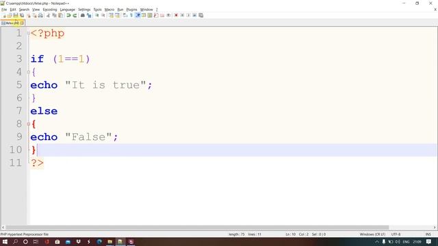 if-else in Php | PHP ਵਿੱਚ if-else смотреть онлайн